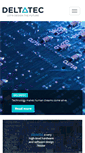 Mobile Screenshot of deltatec.be